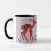 Little Fawn Whimsical Mug マグカップ (左)