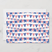 Little Firecracker 7月1日の誕生日の写真4th サンキューカード (裏面)