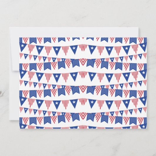 Little Firecracker 7月1日の誕生日の写真4th サンキューカード (裏面)