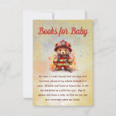 Little Firefighter Bear Baby Shower Books for Baby (正面)
