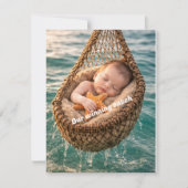 Little Fish Baby Shower Digital Download  招待状 (正面)