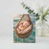 Little Fish Baby Shower Digital Download  招待状 (スタンド正面)