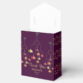 Little Fish Crimson Baby Shower Thank You フェイバーボックス (オープン)