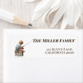 Little Fisherman Artistic Impasto Custom ラベル (インサイチュ)