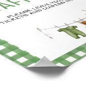 Little Fisherman Baby Shower Books for Baby  ポスター (角)