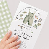 Little Fisherman Baby Shower Invitation 招待状