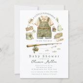 Little Fisherman Baby Shower Invite 招待状 (正面)