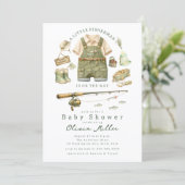 Little Fisherman Baby Shower Invite 招待状 (スタンド正面)