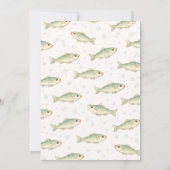 Little Fisherman Baby Shower Invite 招待状 (裏面)