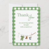 Little Fisherman Flat Thank You Card サンキューカード (正面)