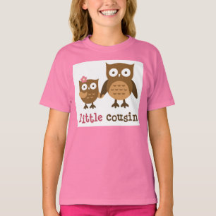 Little Fishes – 女モダン子用Owl Tシャツ