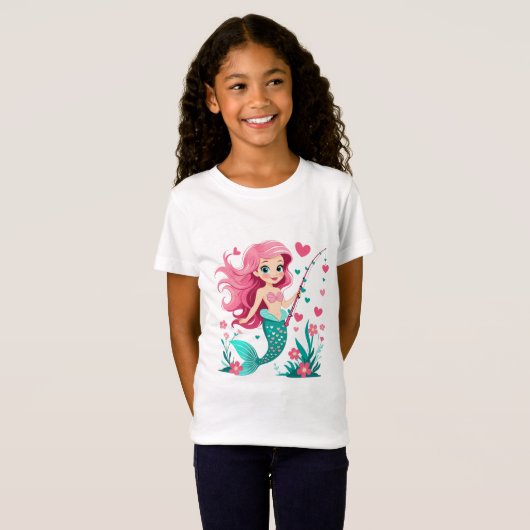  Little Fishing Princess Tee Tシャツ (正面フル)