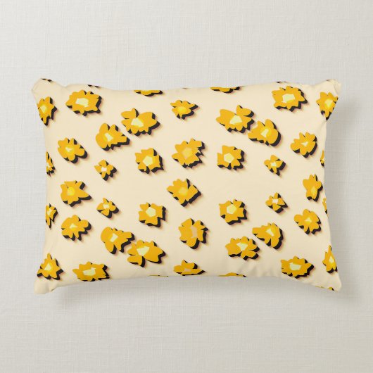 Little flowers アクセントクッション (正面)