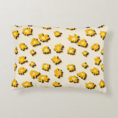 Little flowers アクセントクッション (裏面)