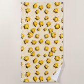 Little flowers ビーチタオル (正面)