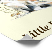 Little Forest Friend Forest Animal Baby Room Decor ポスター (角)