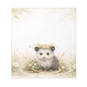 Little Forest Friend Opossum ノートパッド (正面)