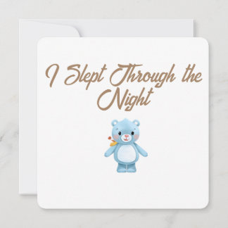 Little Forest Friends Baby Milestone Card –I Slept シーズンカード