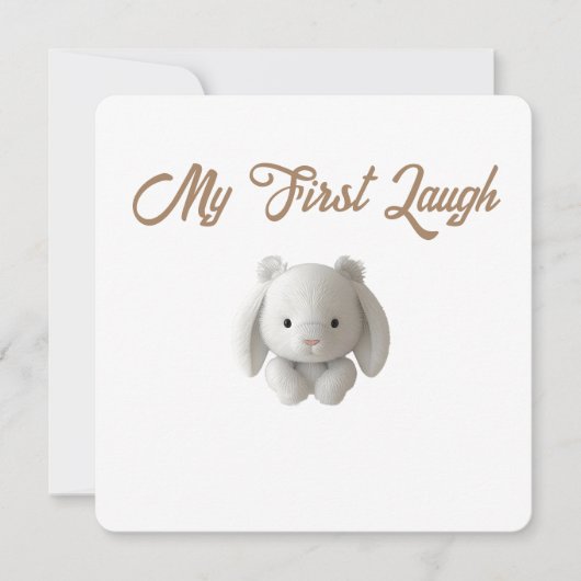 Little Forest Friends Baby Milestone Card –My Firs シーズンカード (正面)