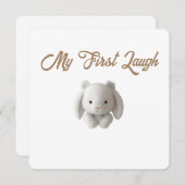 Little Forest Friends Baby Milestone Card –My Firs シーズンカード (正面/裏面)