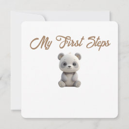 Little Forest Friends Baby Milestone Card –My Firs シーズンカード