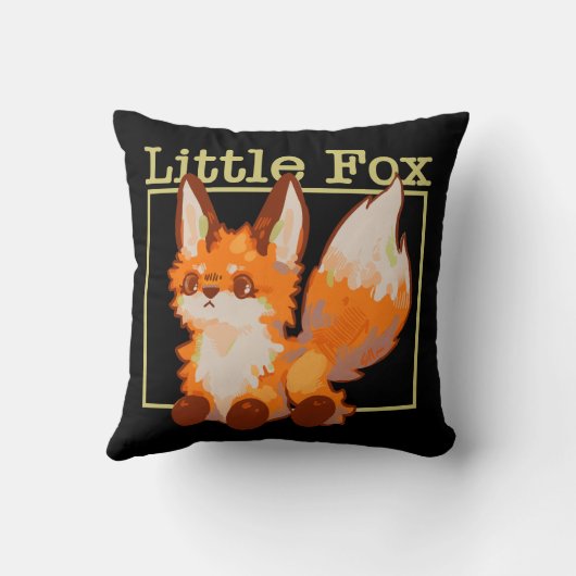 Little fox クッション (裏面)