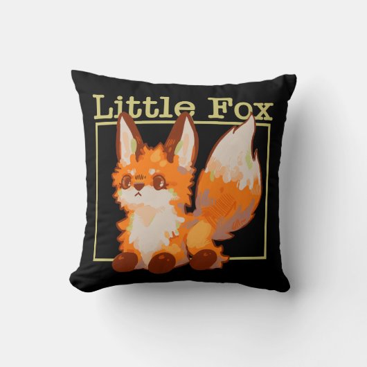Little fox クッション (正面)