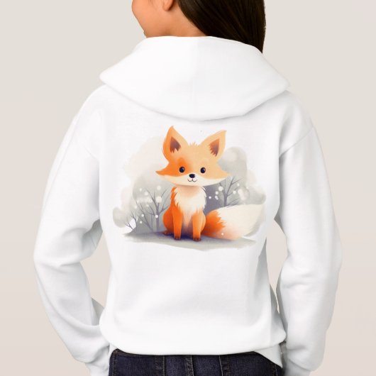 Little fox in winter, personalized (裏面)