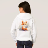 Little fox in winter, personalized (裏面フル)