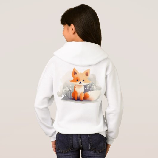 Little fox in winter, personalized (裏面フル)