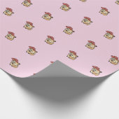 Little Fox Love Balloon Pattern Wrapping Paper ラッピングペーパー (角)