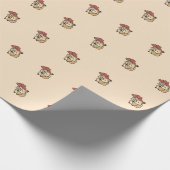 Little Fox Love Balloon Pattern Wrapping Paper ラッピングペーパー (角)