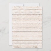 Little fox, wonderland Birthday Invitation 招待状 (裏面)