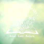 Little Free Libraryウィンドウの固定 ウィンドウサイン (シート3)