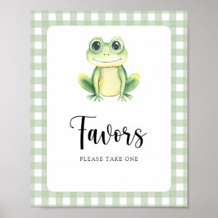 Little Frog Baby Showerポスター ポスター