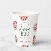 Little Fun Guy Mushroom Bee Boy Baby Shower 紙コップ (正面)