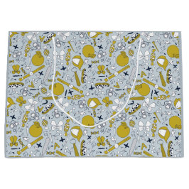 Little Funny School Things ラージペーパーバッグ