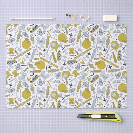 Little Funny School Things 薄葉紙 (クラフト)