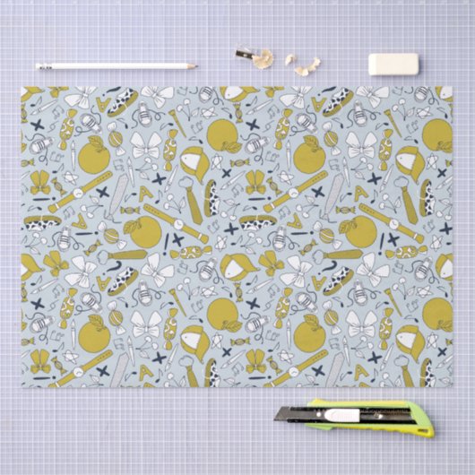 Little Funny School Things 薄葉紙 (クラフト)