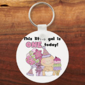 Little Gal is One T-shirts and Gift キーホルダー (正面)