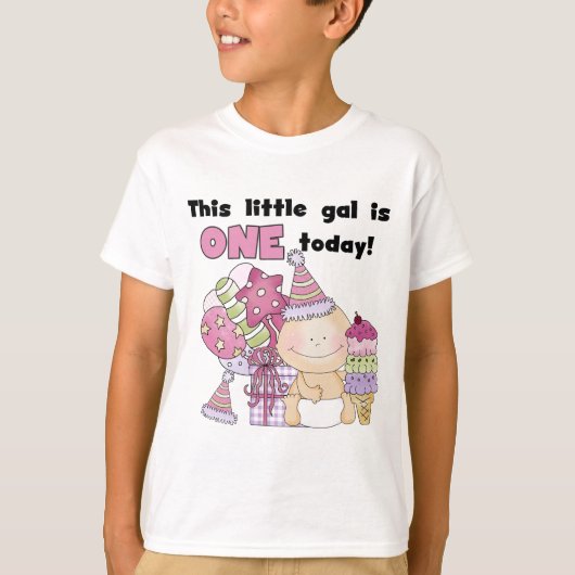 Little Gal is One T-shirts and Gift Tシャツ (正面)