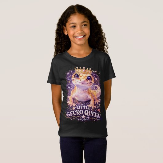 LITTLE GECKO QUEEN - Tシャツ (正面フル)