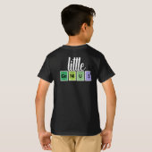 Little GeNiUSおもしろい周期表要素シンボル Tシャツ (裏面フル)