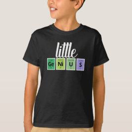 Little GeNiUSおもしろい周期表要素シンボル Tシャツ