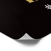 Little Gentle Welcome Sign Poster, Baby Shower ポスター (角)