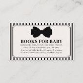 Little Gentleman Baby Shower Books for Baby エンクロージャーカード (正面)