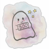 Little ghost Boo sign  シール (正面)