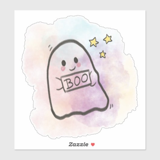 Little ghost Boo sign  シール (シート)