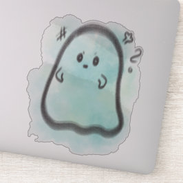 Little ghost is angry  シール