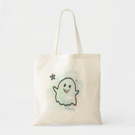 Little ghost is happy トートバッグ